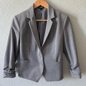 Grey fitted Express jacket